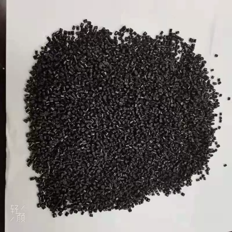 厂家批发PC/ABS合金塑料 黑色塑料颗粒回料批发再生颗粒