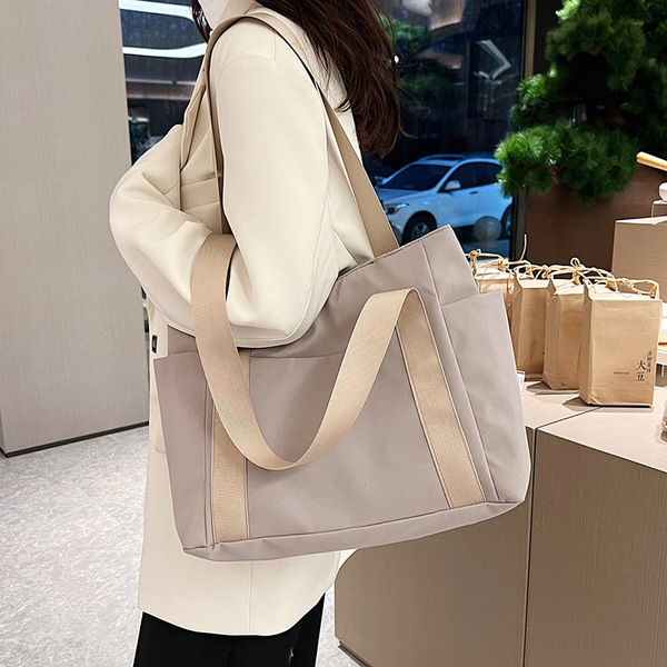 Japanese solid color shopping bag for mother and baby