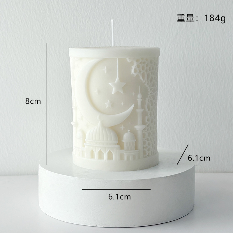 Mond Und Stern Duftkerze Im Orientalischen Architekturstil_voghion.com