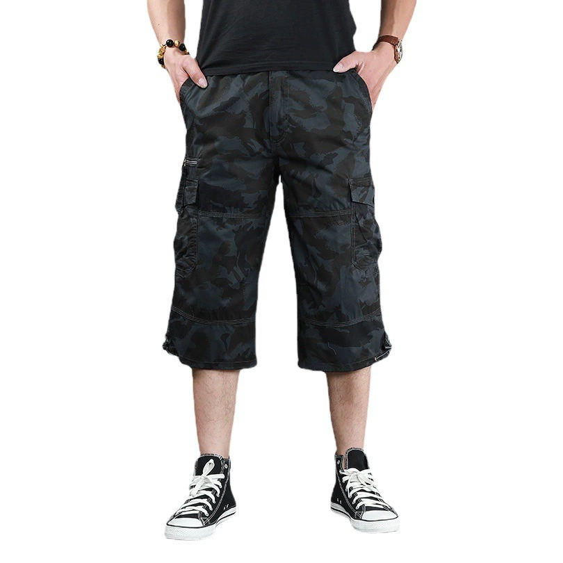 Трансграничные волосы одного поколения летние мужские шорты средние брюки мульти карманные комбинезоны на открытом воздухе хлопок повседневные укороченные брюки мужчины