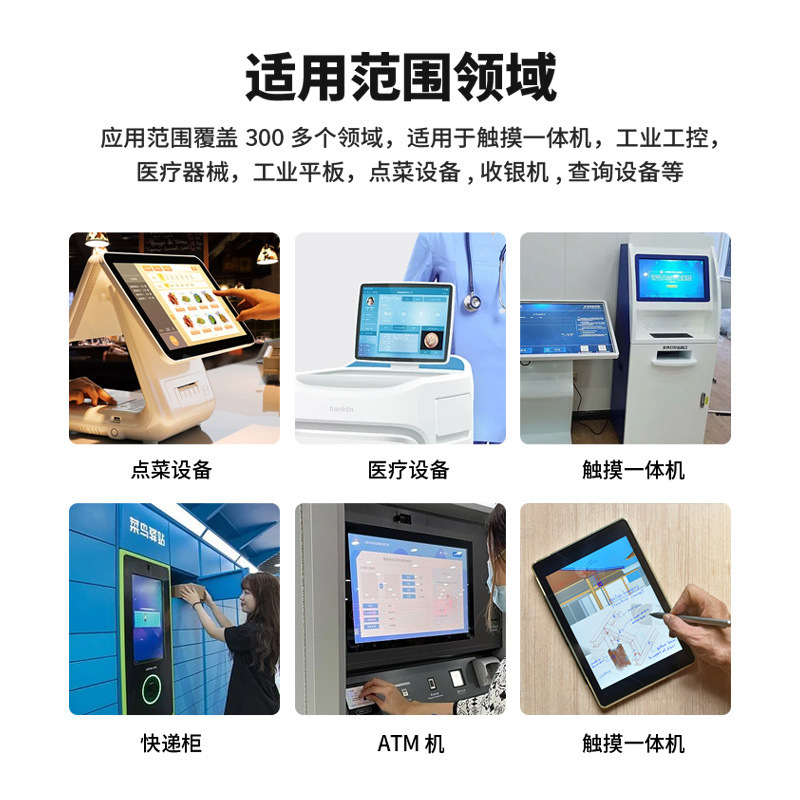 5インチ静電容量タッチパネル静電容量スクリーンusb/iicインターフェースタッチパネル現物車載工控工業静電容量スクリーン|undefined