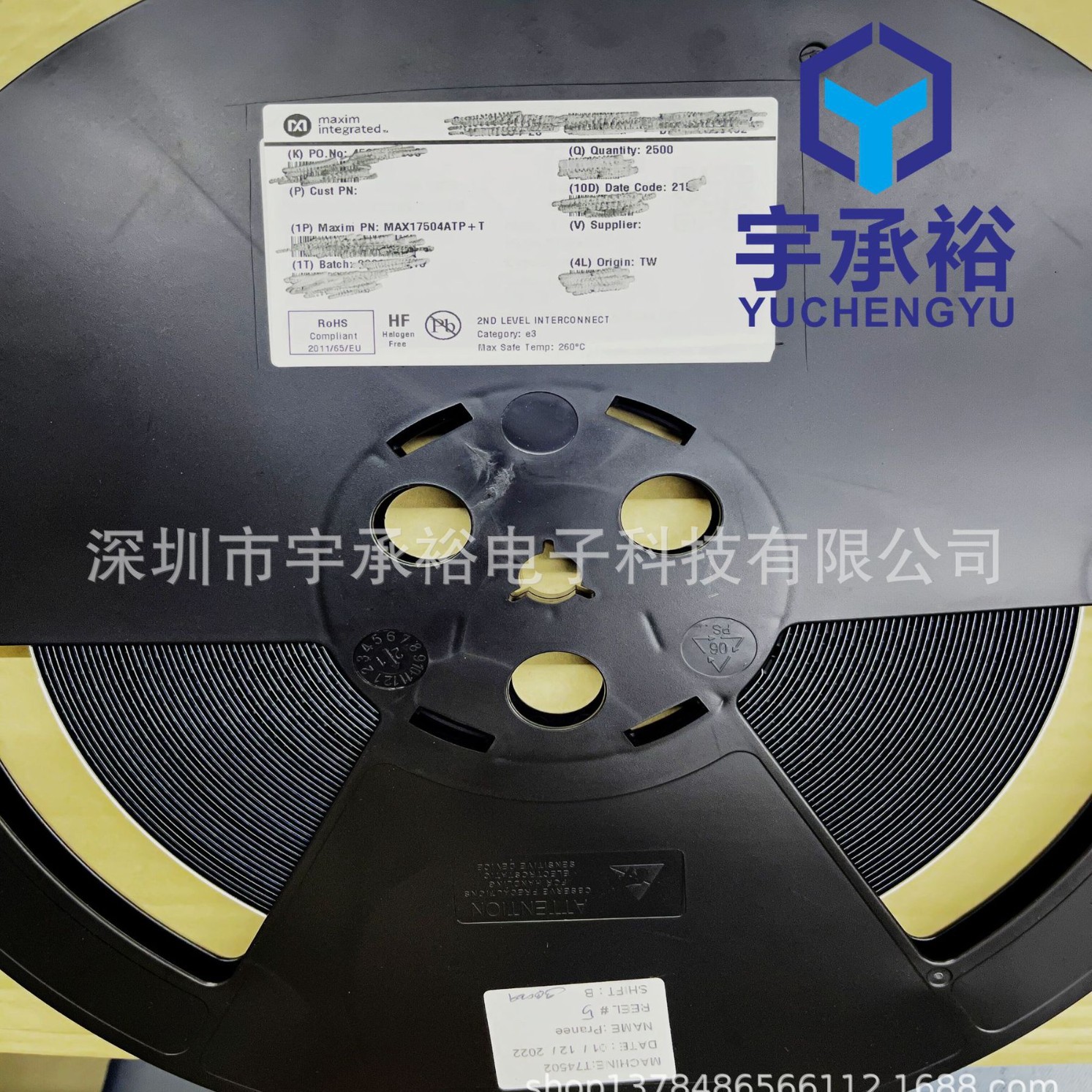 Original MAX17504ATP T QFN-20-EP3.5A High Efficiency Synchronous Buck DC-DC Converter Chip