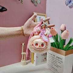 潮酷毛绒大头拉布布书包挂件公仔玩偶挂饰车钥匙扣批发小礼物