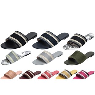 �¿���NLadies slippers���QD��2024�̽�ƽ����ЬŮ�⴩һ����ɳ