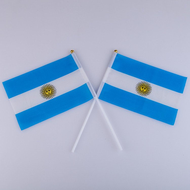 N.° 7 y n.° 8 Copa Mundial de Qatar 2022 32 equipos ondeando banderas a mano, banderas de todos los países, artículos de animación.