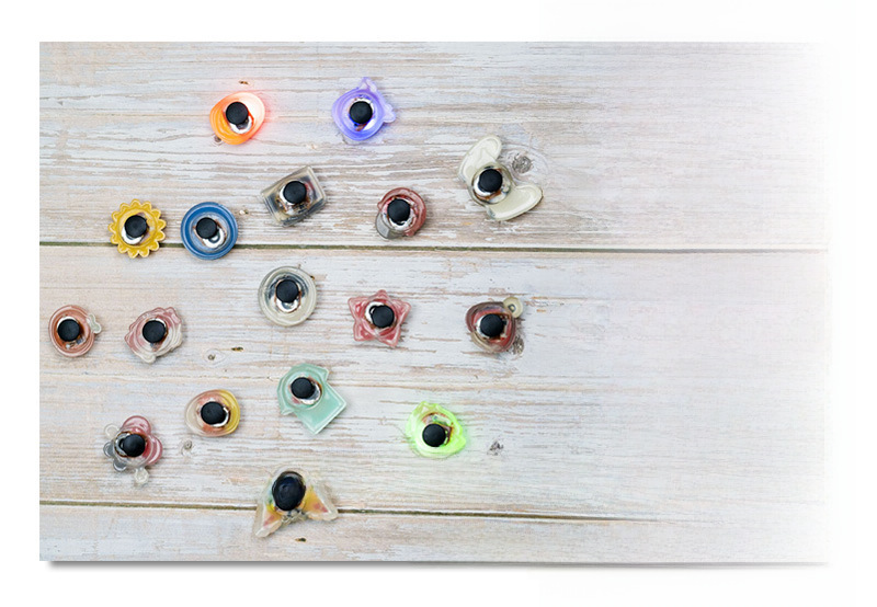 New Cave Shoes Accessories PVC Shoes Shoe Buckle LED Flashing Light Shoe Buckle Waterproof Cartoon Decorations Accessories Spot