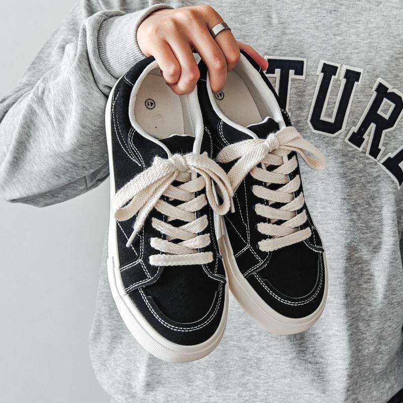 Spring and Autumn Men's Shoes 2026 New Breathable Canvas Shoes Men's Casual Sports Sneakers Versatile Student Trendy Shoes Wholesale