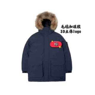 跨境爆款热销版本冬季休闲加厚保暖外套男女款MLB工装羽绒服情侣