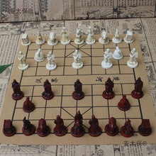 立体棋子套装人物礼品收藏中国象棋亲子兵马俑成人学生麦太保