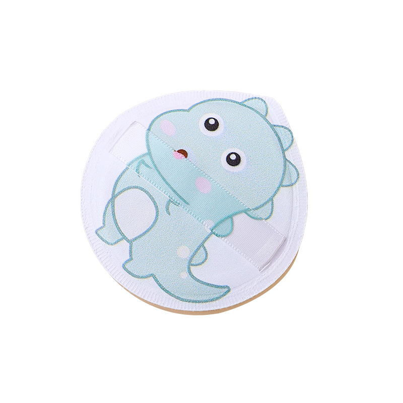 Fábrica personalizada de gran tamaño soplo de algodón de azúcar espeso en forma de gota de leche dragón maquillaje esponja colchón de aire herramientas de belleza al por mayor