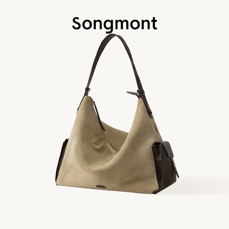 【蒋奇明同】Songmiaon山下循迹旅行hobo包大容量斜挎托特电脑包|undefined