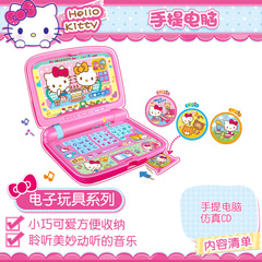 ハローキティのケイティのシミュレーションのノートパソコンの携帯電話のセットの子供の女の子のままごとのおもちゃ