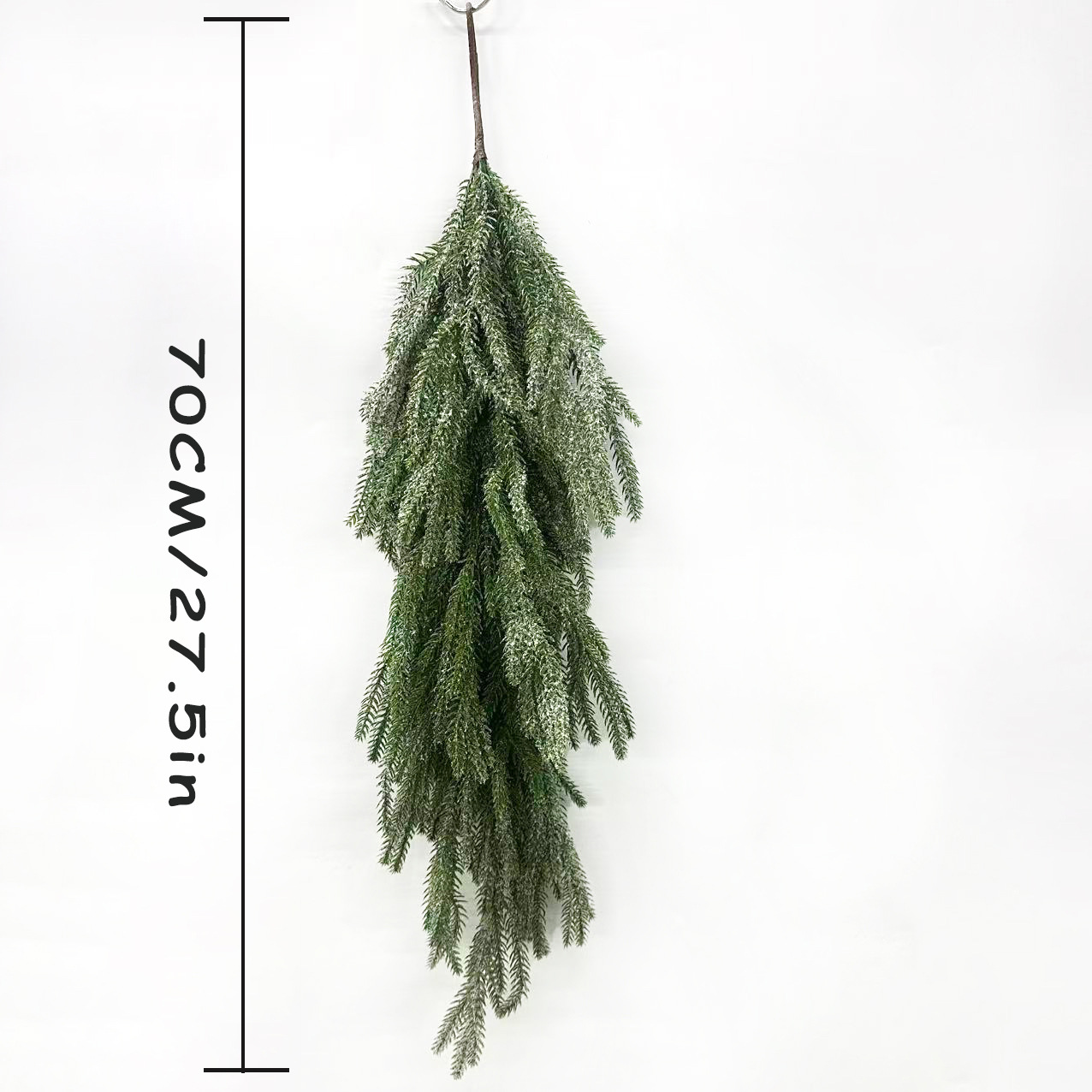 Guirnalda Colgante de Pino Norfolk Artificial de PE para Decoración Navideña
