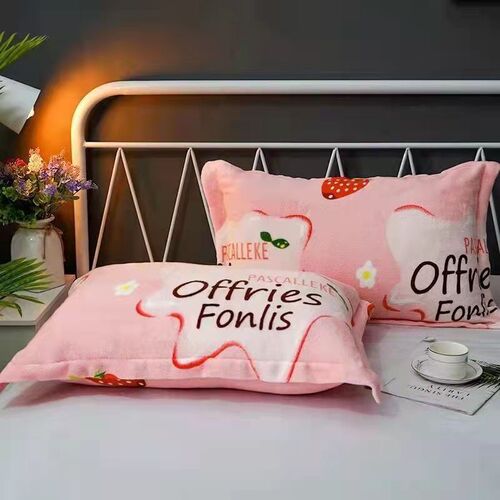 Manufacturer wholesale coral velvet pillowcases, thick warm flannel children's pillowcases live streaming dropshipping autumn and winter gifts