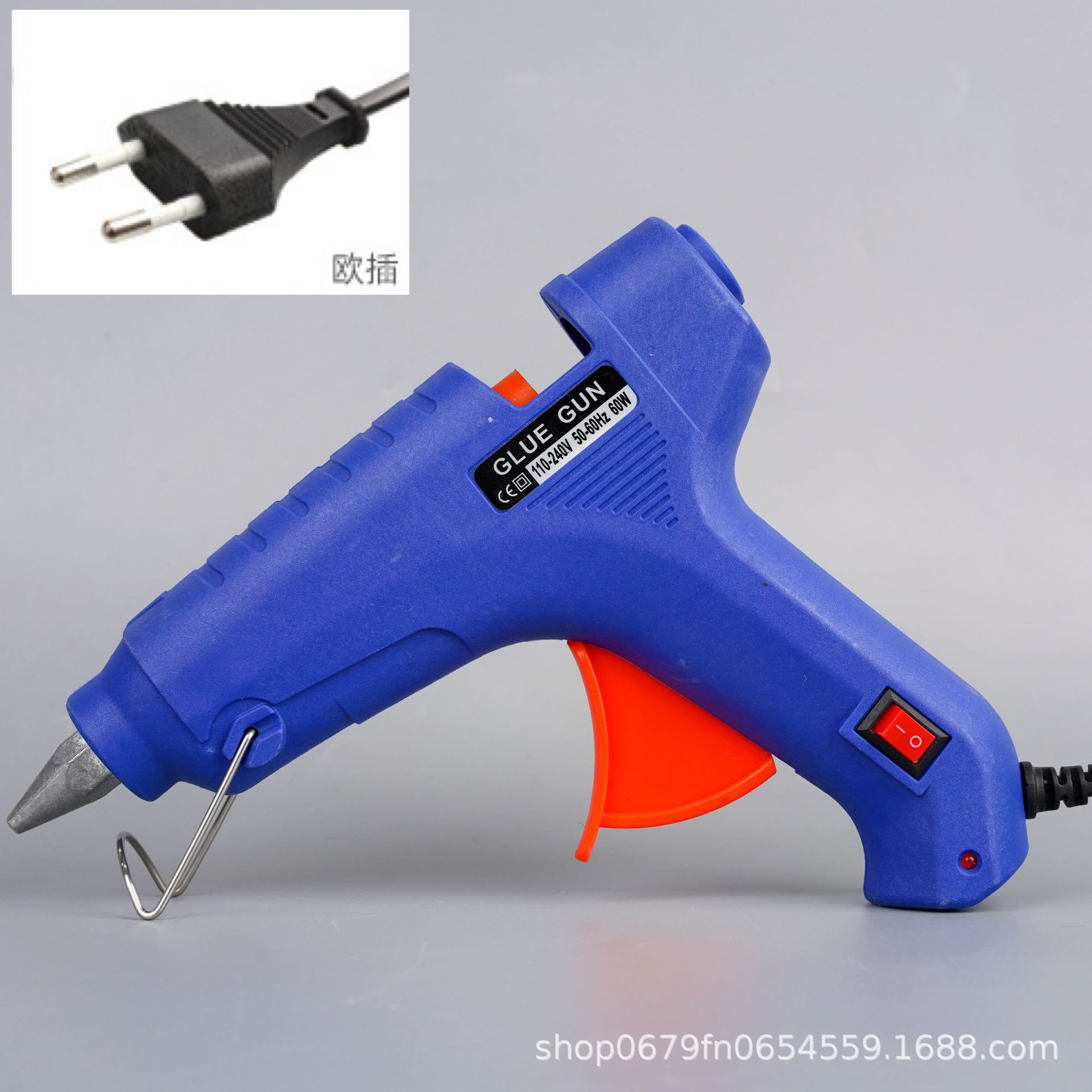 Fábrica directa multi-potencia pistola de fusión en caliente 20W30W60W80W pistola de pegamento en caliente en stock pistola de pegamento en caliente varilla de pegamento transfronteriza