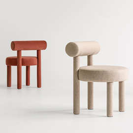 北欧梳化妆台网红餐椅简约现代ins风家用靠背设计师款书房桌椅子