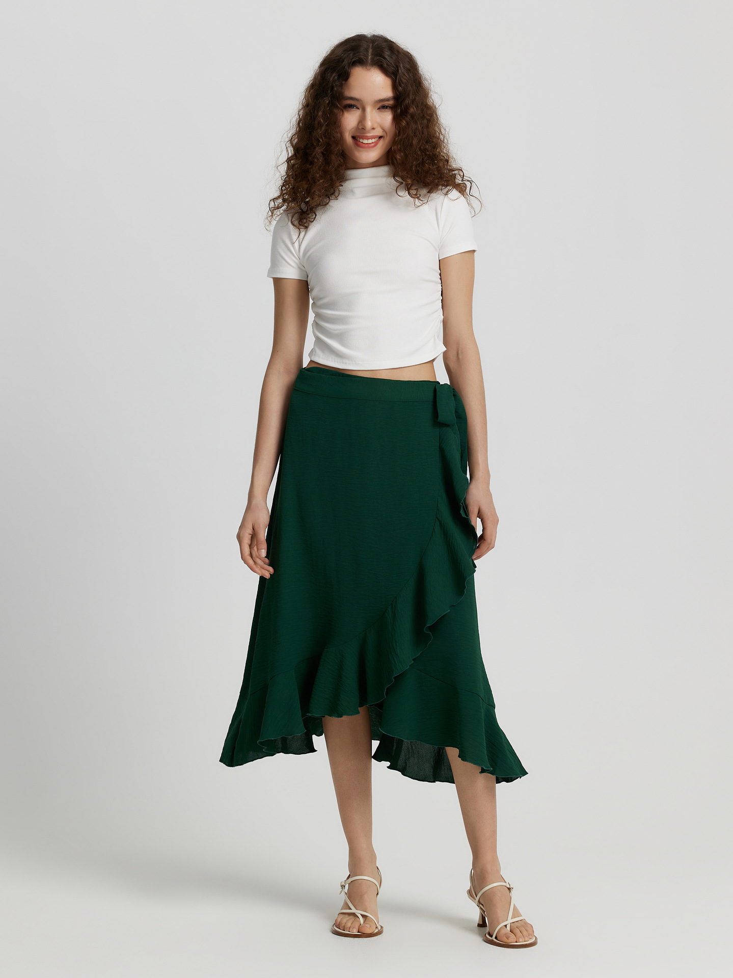 245g Weight Above Knee Dress Length Type Skirt Dresses Type Polyester Fabric Type Mid Waist Waist Line Inelastic Elasticity Holiday, Daily Occasion Slim Fit Type Solid Color Pattern Summer Season Women's Gender Printing Design Streetwear Style Summer Streetwear Solid Color Polyester Above Knee Skirts 42