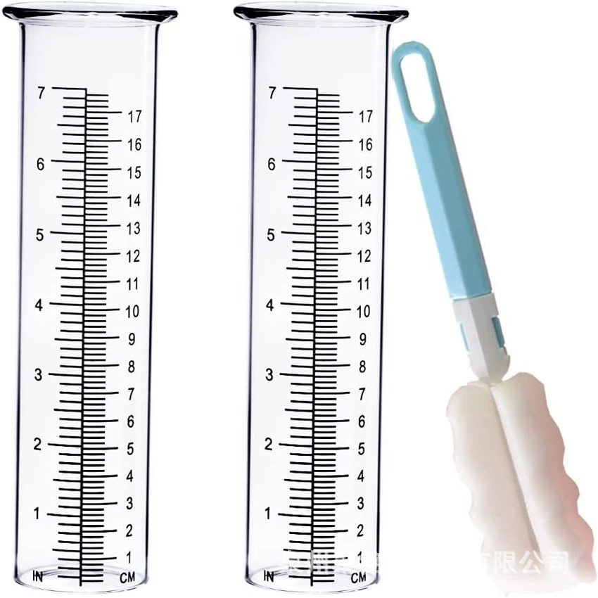 Трансграничный наружный дождеватель с синей полоской пластиковый ABS 7 дюймов пластиковый объем дождевой трубы для внеклассных мероприятий