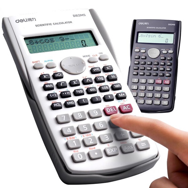 Deli stationery D82MS scientific function calculator computer junior…