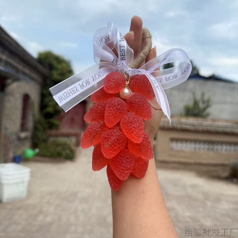水晶莓手工香皂整串外观香薰神器旅行随身带清洁旅游留香原创肥皂|undefined