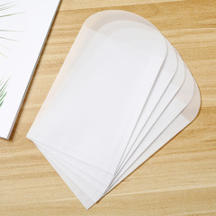 Semi-transparent sulfur paper envelope, western-style gold foil envelope card, sheepskin paper bag with logo printing