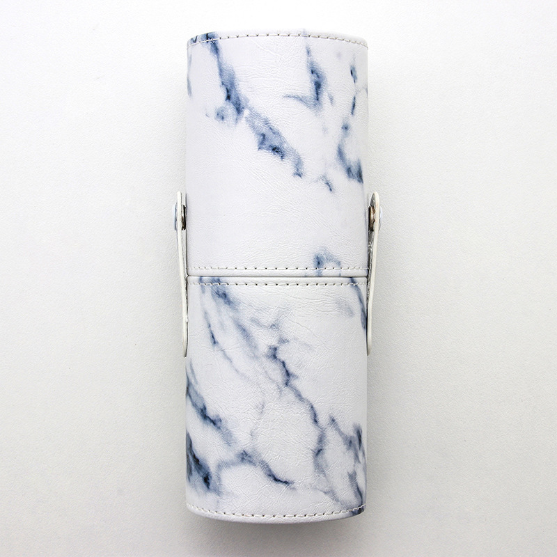 Bolsa de Almacenamiento para Brochas de Maquillaje Fenglida, Tubo para Brochas de Maquillaje, Bolsa Cilíndrica de PU para Cosméticos, Herramientas de Belleza al por Mayor