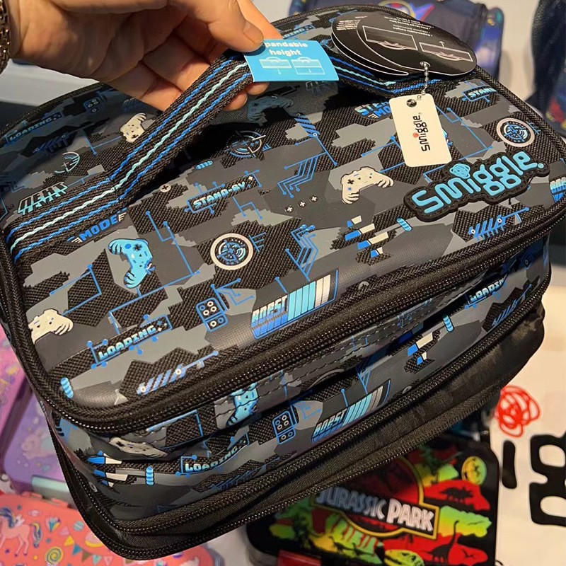 Bolsa de almuerzo australiana smiggle para estudiantes de primaria y secundaria, bolsa de almuerzo para niños, bolsa de almuerzo para estudiantes, bolsa de almuerzo de gran capacidad, nueva