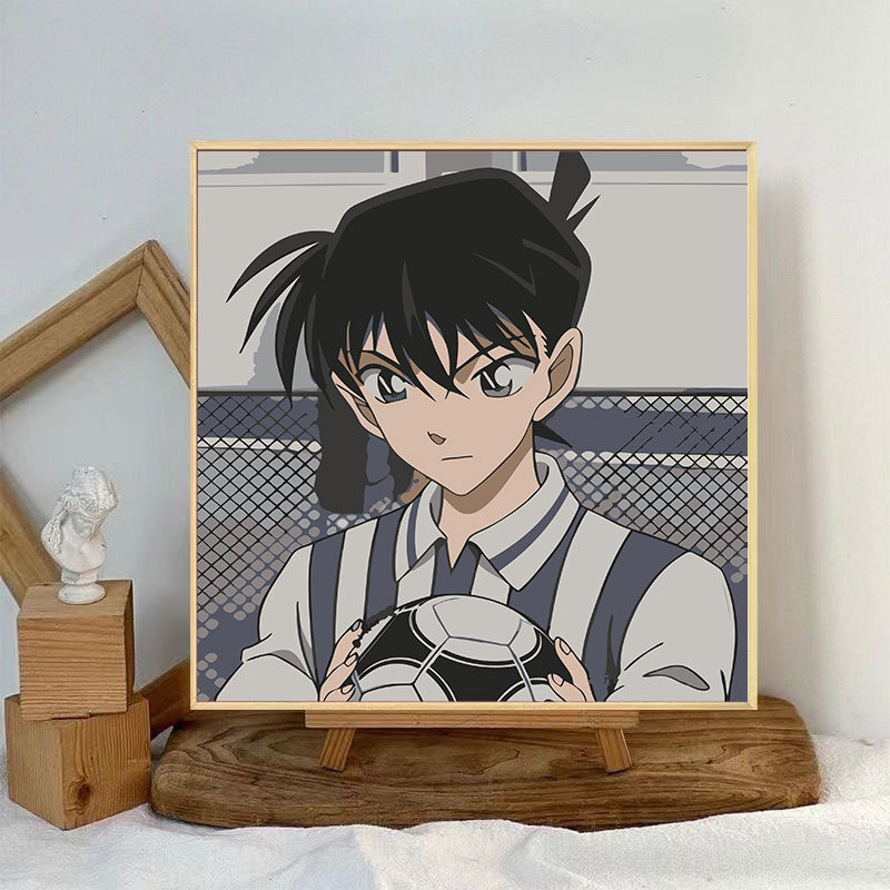 コナンデジタル油絵DIY手塗り怪盗キッドアニメアクリルメーカー卸売装飾画|undefined