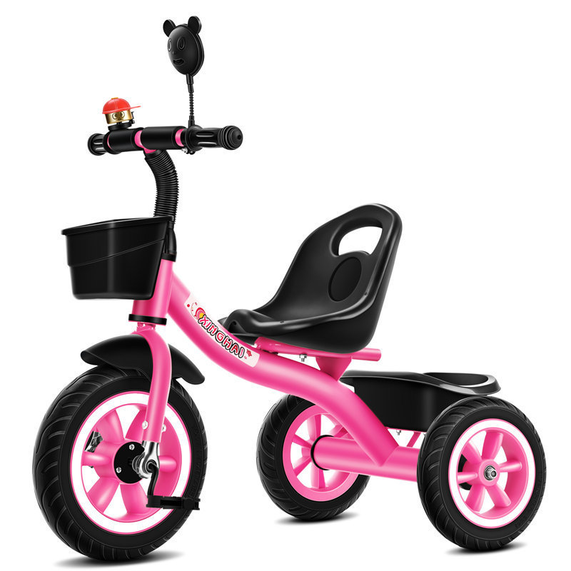 티타늄 아이들러 휠이 있는 핑크색 상단