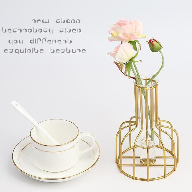 Test Tube Flower Arrangement