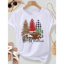 ���羳ŷ�롿Merry Christmas Plaid 90s Lovely Clothes Top