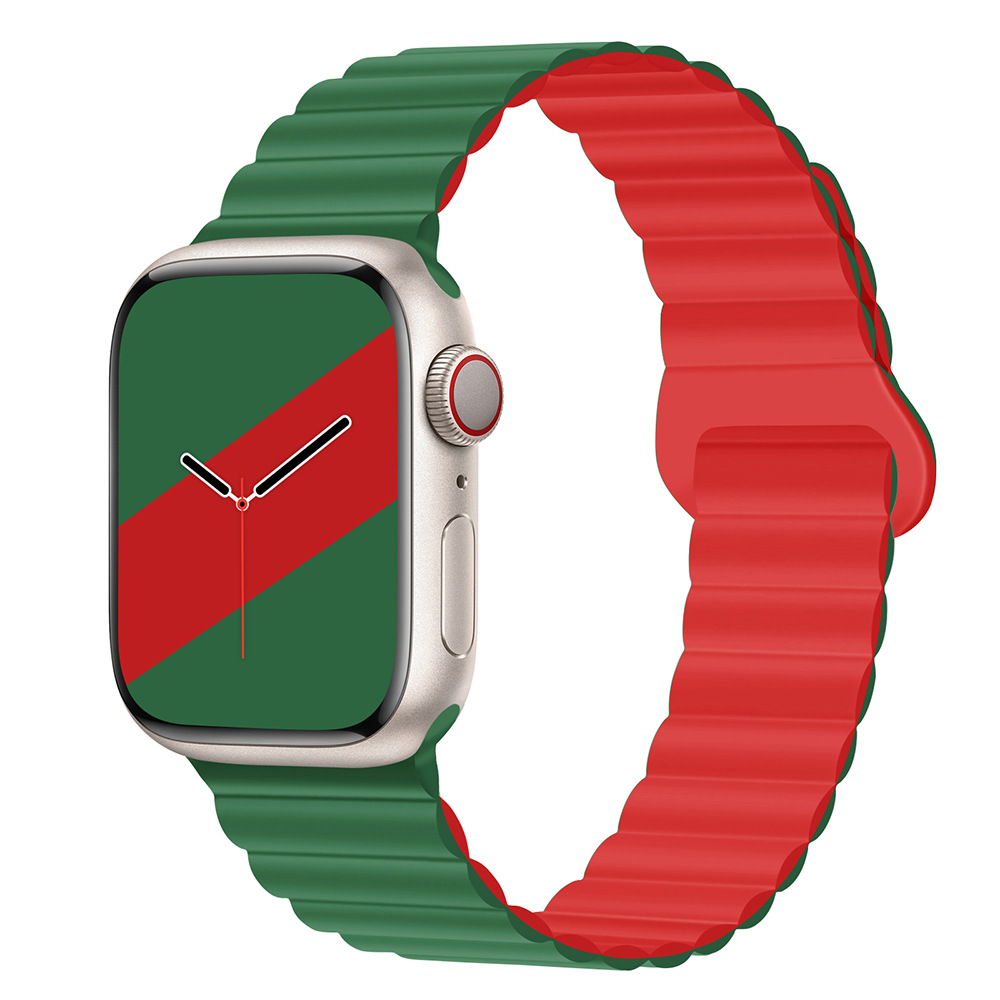 Casual Fashion Style Solid Color Apple Smart Watch Magnetic Strap display picture 27