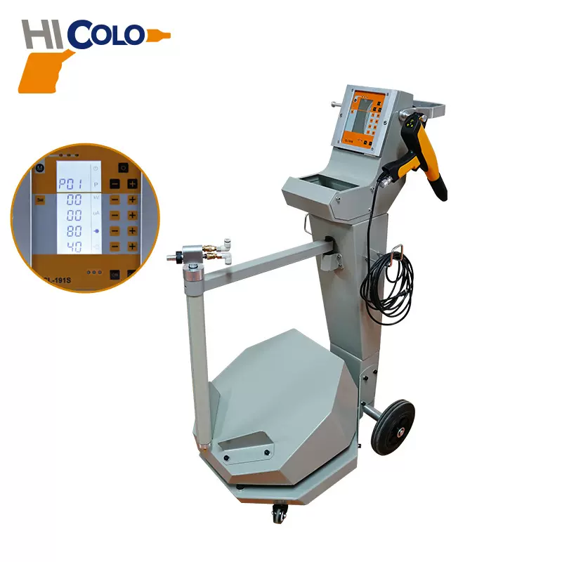 厂家供应数字型静电粉末喷涂机智能控制震吸型快速换色喷粉机