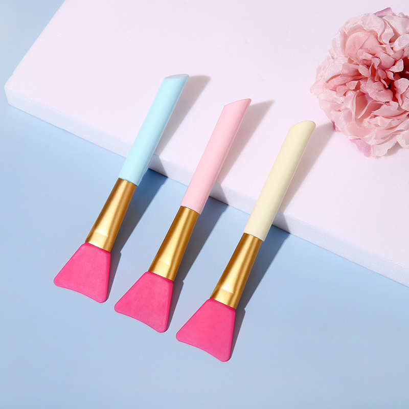 Fabricantes al por mayor cepillo de máscara de silicona cepillo de máscara de maquillaje cepillo de maquillaje de silicona blando ajuste de máscara de varilla DIY herramientas de maquillaje