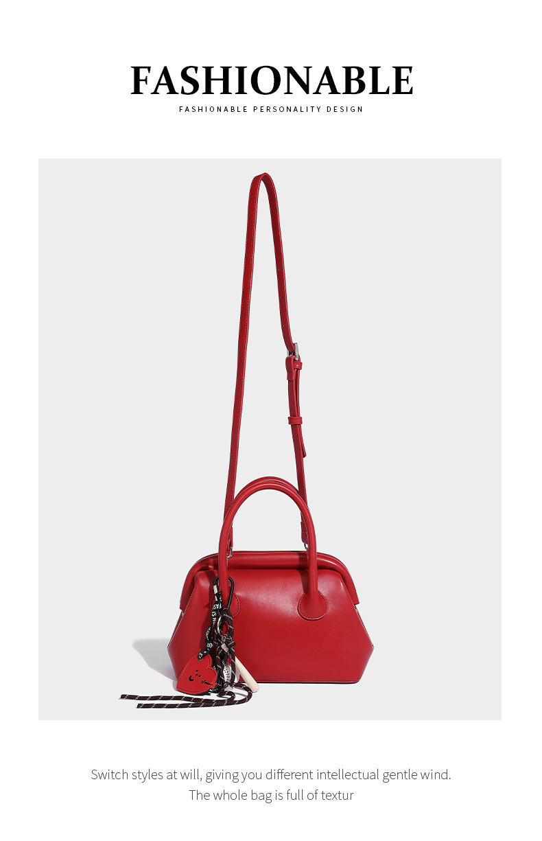 Autunno Inverno Nuovo Guscio Portatile con Alta Bellezza, Amore Baseball, Ciondolo Personalizzato e Nicchia Una Spalla Diagonale_voghion.com