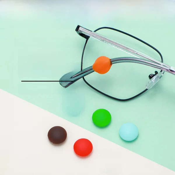 Yage's New Silicone Non-Slip Earmuffs m Bean Childlike Duoduo 13-Color Anti-Slip Ring Frame Fixed Ear Support Ear Hook