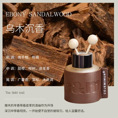 Aroma Decoration, Deodorizing Freshener, Perfplant seat - ebony-agarwood-calm-woody-tone