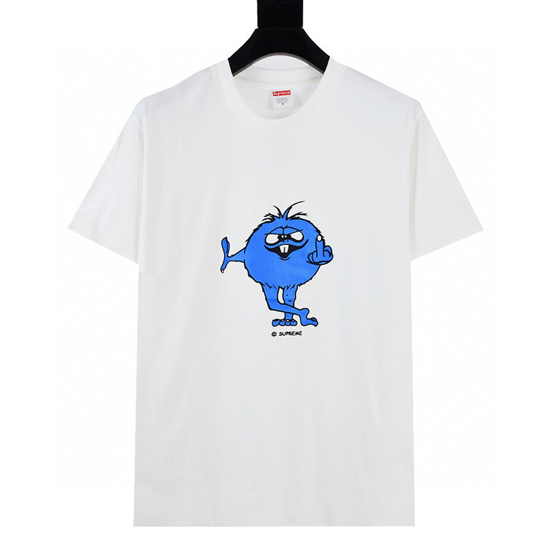 ヘビーウェイトクロスボーダー アメリカンファッション Supreme レタープリント Tシャツ BOX ラウンドネック 半袖 メンズ レディース ゆったり カジュアル Tシャツ 男女兼用