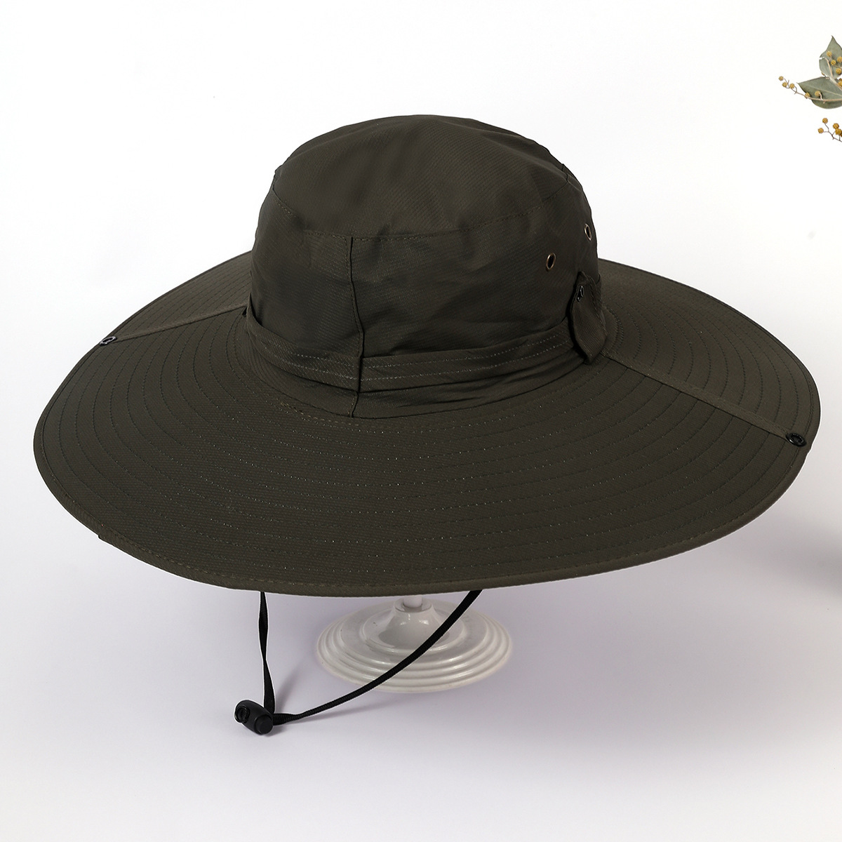 Sombrero de vaquero occidental mujer marca de moda japonesa todo partido cordón pescador sombrero al aire libre a prueba de sol ala grande montañismo pesca sombrero masculino verano