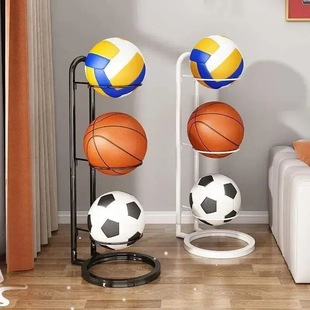Indoor Children's Basketball Storage Rack for Balls and Footballs