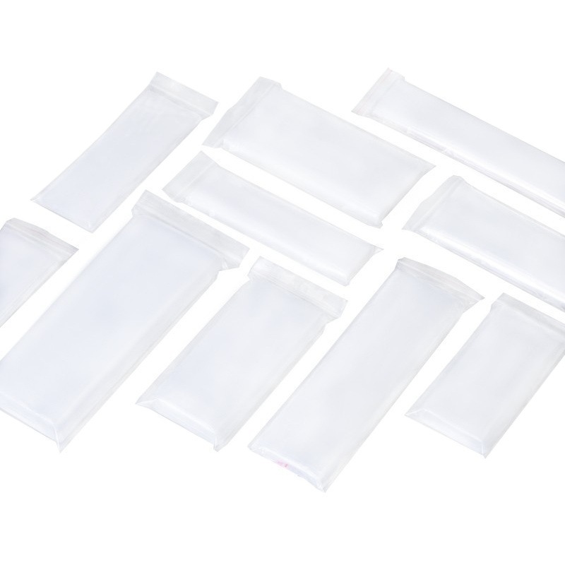 Bolsa de autosellado larga engrosada transparente teléfono móvil de control remoto de papelería de almacenamiento de plástico bolsa sellada bolsa de embalaje al por mayor
