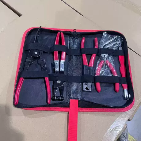 Pipe clamp 5pc set (zipper bag)