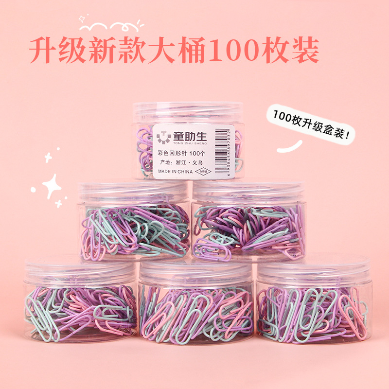 Molandi clip metal no color 28mm etiqueta de embalaje fija curva pin barril paquete de materiales de oficina al por mayor