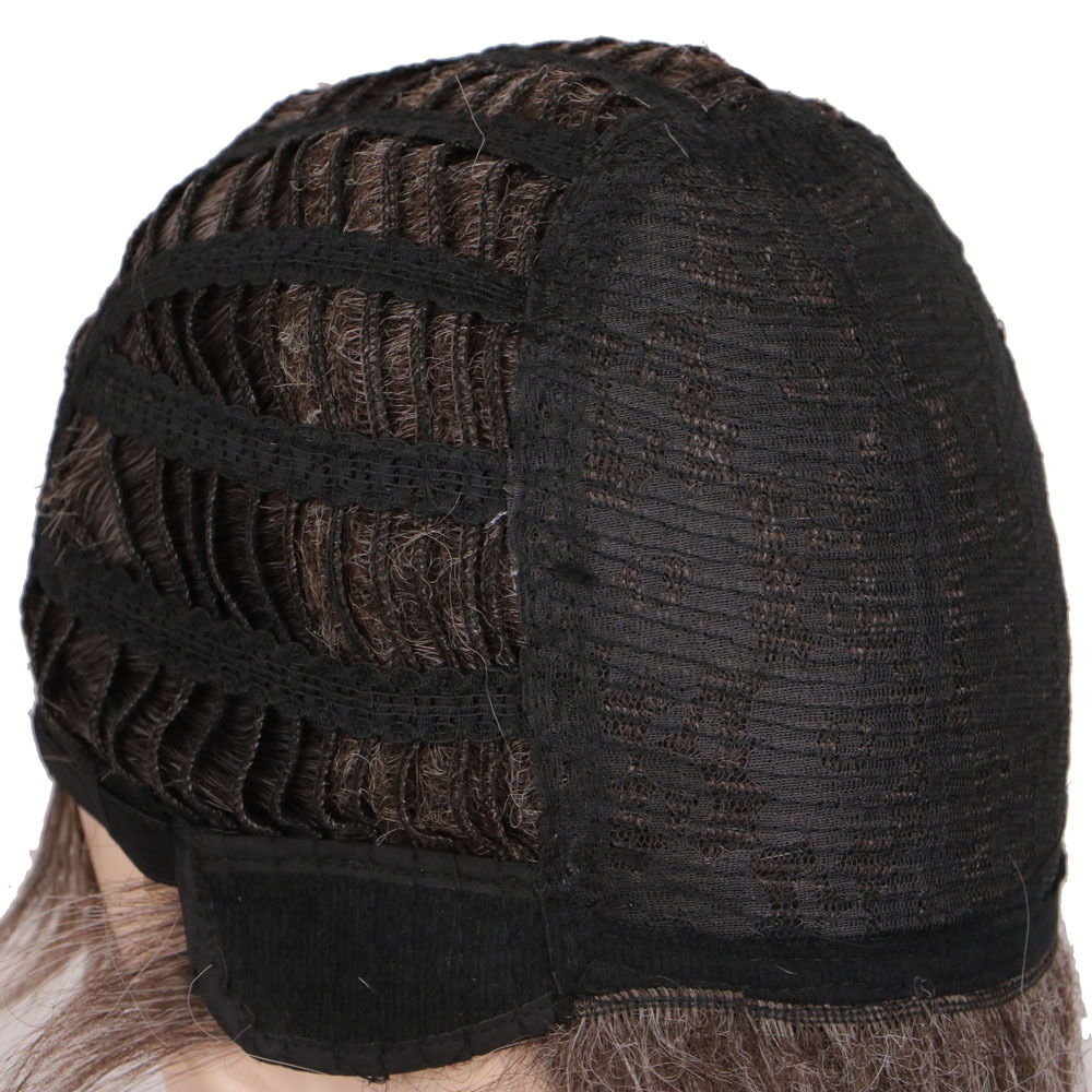 Original Dios Zhong Li cos peluca Yan Wang Ye anime Cosplay peluca transfronteriza de gradiente de color mezclado peluca anti-curling trenza