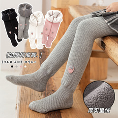 Children's tights with extra warm and thick baby leggings winter new born baby cartoon girls leggings