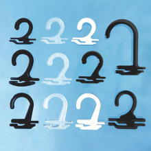 透明袜钩塑料挂钩黑白色纸卡包装辅料精品货架配件小勾子厂家现货