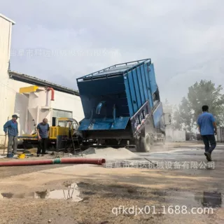 车载箱体仓储式干灰气力吸灰车 移动车载方箱抽灰车 箱体自卸