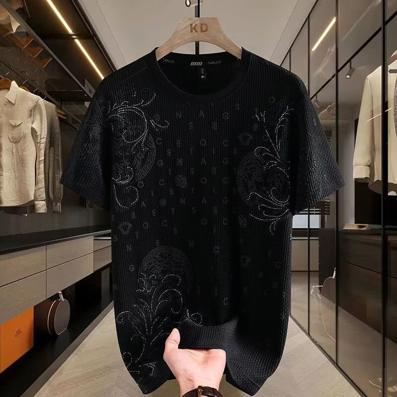 men's thin breathable casual summer trend fashionable short sleeve…