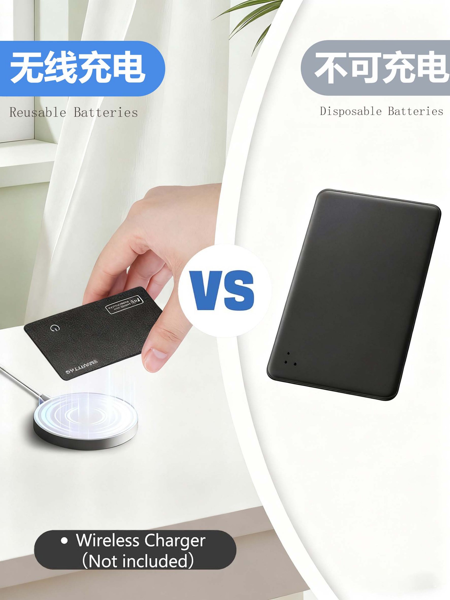 AirTag compatible card tracker with global positioning