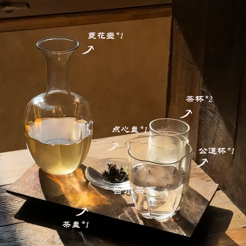 茶屋茶室はお茶を入れます。ガラスは高温に耐えます。|undefined